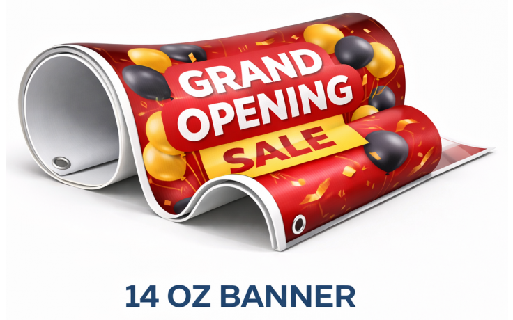 Matte Banner - 14oz. Premium Coated Banner