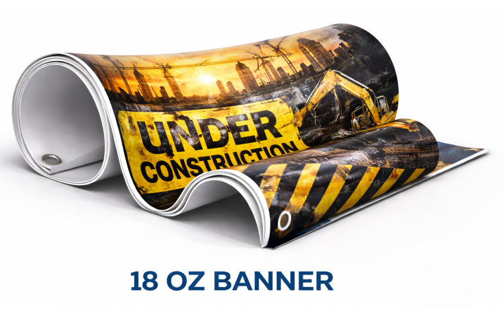 Blockout Banner - 18oz. Scrim (Ultraflex Pole Banner)