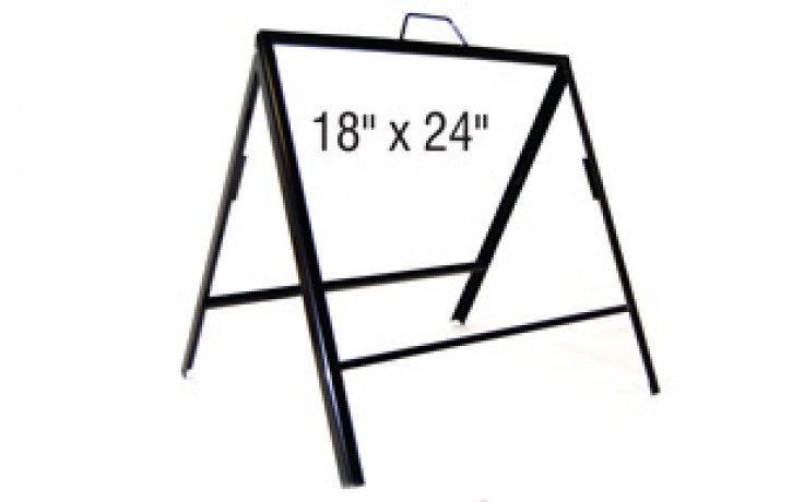 18x24 Double Panel Iron A Frame (AF1824)