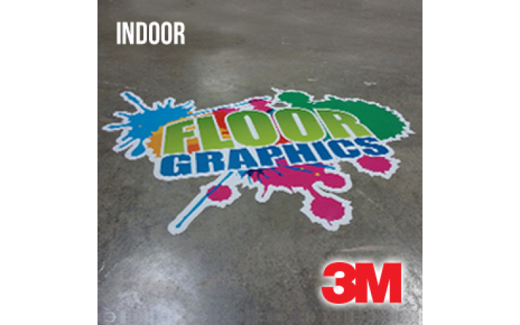 Floor Graphics Vinyl Combo - Indoors (3M IJ40C) + Luster Skid Resistant Lamination (3M 8509)