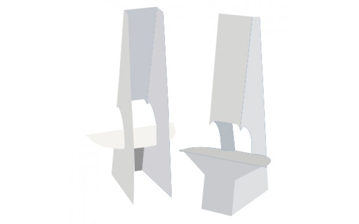 Easel Back - 24" Double Wing with Tape