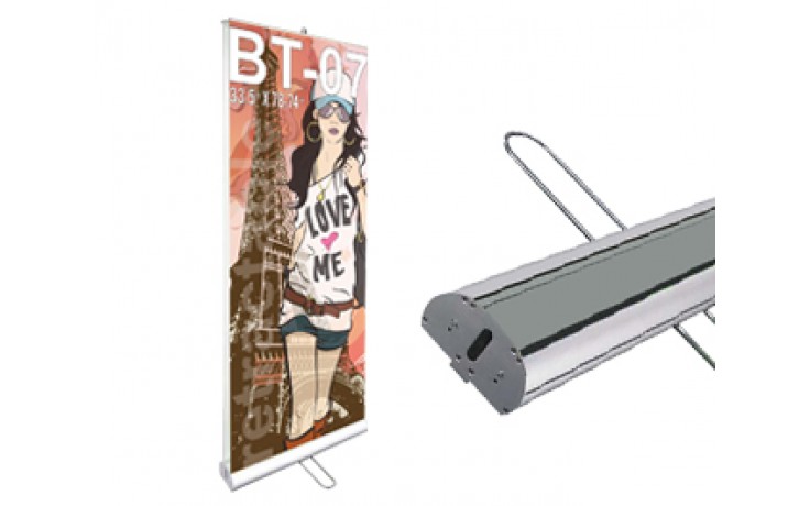 Double Sided Retractable BT-07 (31.5 or 33.5 x 79) Stand Only 