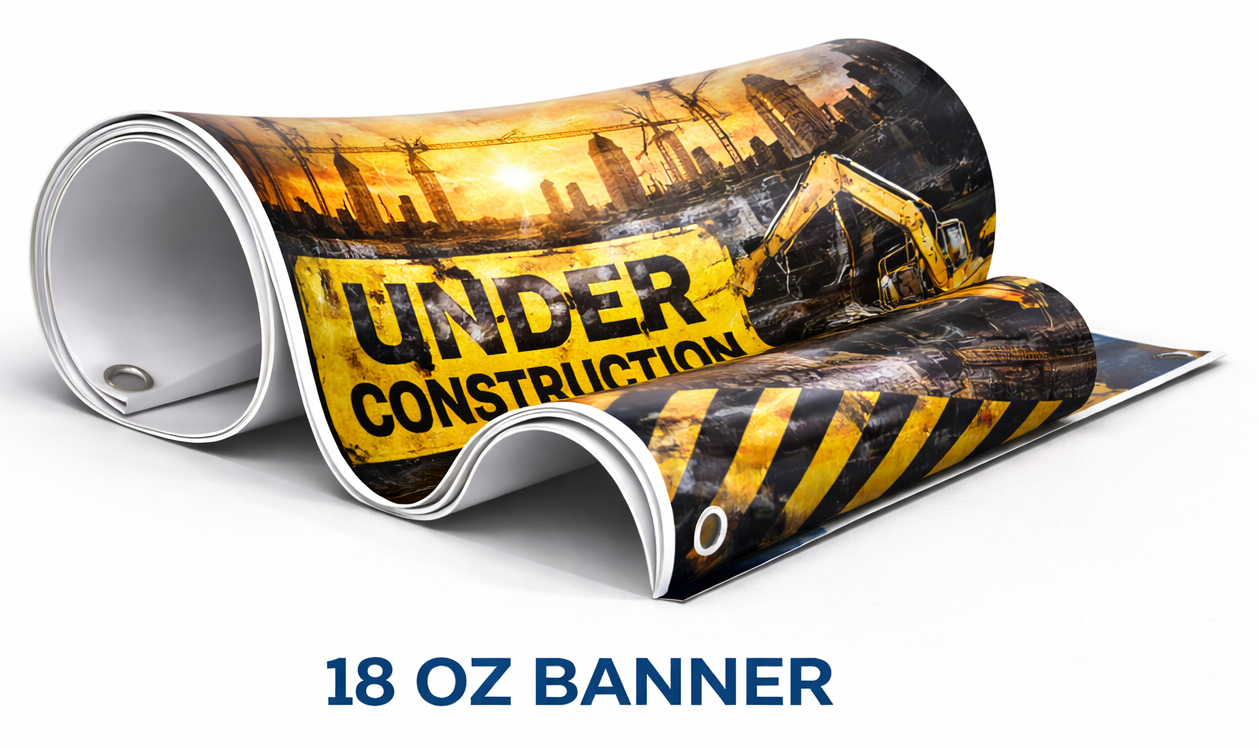 Blockout Banner - 18oz. Scrim (Ultraflex Pole Banner)