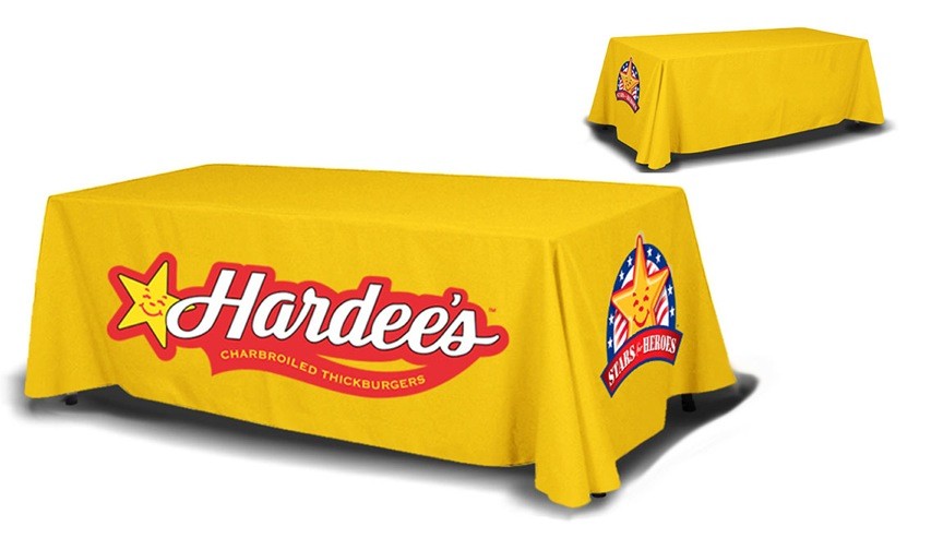 Full Color Table Throw - 8 ft. / Four Sides