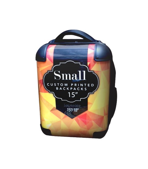 Custom Printed Back Pack - 15" Small (on sales)