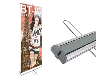 Double Sided Retractable BT-07 (31.5 or 33.5 x 79) Stand Only 