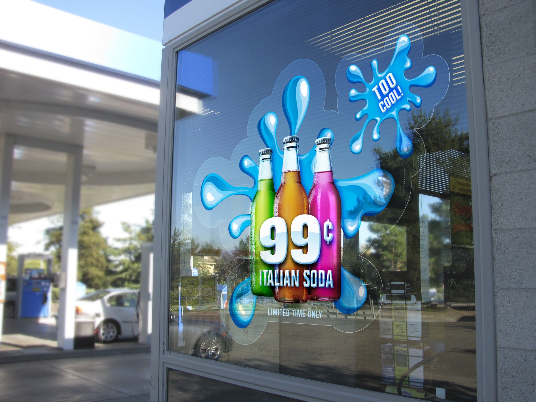 Fly Digital Print Wholesale Large Window Clings