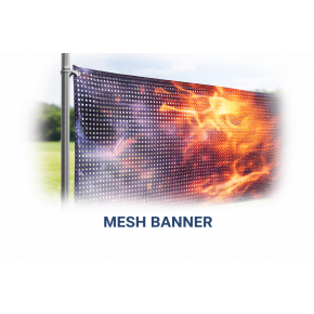 Mesh Banner - 9oz. (Strip Mesh)